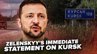 Zelenskyy addresses suddenly to the world about Kursk! What's happening right now