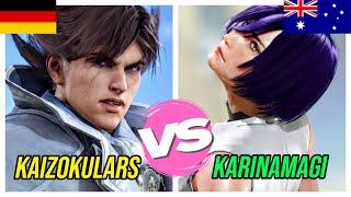 Tekken 8 ▰ Kaizokulars (#9 LARS) Vs Karinamagi (#2 REINA) ▰ RANKED Matches!