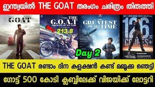 THE GOAT MOVIE DAY 2 OFFICIAL BOX OFFICE COLLECTION REPORT| GOAT COLLECTION | KERALA RECORD | KBO