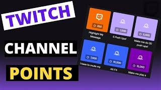 How to Create Channel Points For Twitch! 2020 Tutorial!