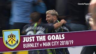 JUST THE GOALS | Burnley v Man City 2018/19