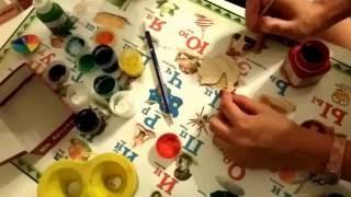 Петушок раскрась и подари