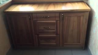 Комод из массива ореха своими руками, покрытый лаком(Furniture,cabinet).