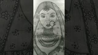 pencil sketch drawing video #easy drawing sketch#shorts.