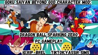 GOKU-SAIYAN BEYOND GOD CHARACTER MOD:DRAGON BALL SPARKING ZERO PC GAMEPLAY#sparkingzeromod #2024