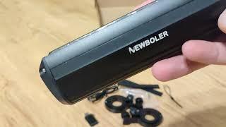 Lampka rowerowa Newboler LIG008. Bicycle lamp Newboler. Unboxing and test.