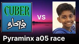 Cuber tamil vs MS Pranav Jai Ao5 race @cubertamil7654