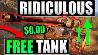 New FREE Tank Is Ridiculously INSANE! World of Tanks Console