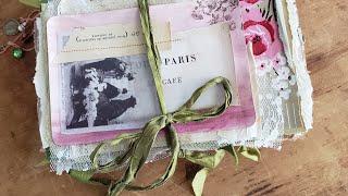 Parisian Flower Market - Graphics Fairy DT Junk Journal Flip Through