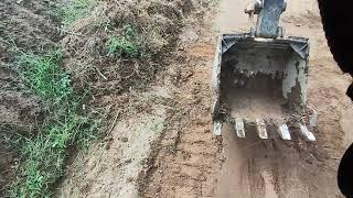 Going up a ramp in a truck without a ramp.