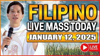 SUNDAY FILIPINO LIVE MASS TODAY ONLINE || JANUARY 12, 2025 || FR. JOSEPH FIDEL ROURA