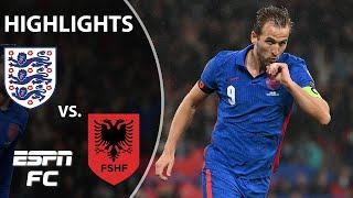 Harry Kane nets first-half hat trick as England thrashes Albania | WCQ Highlights | ESPN FC