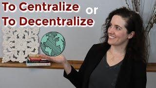 To Centralize or Decentralize GIS: That is the Question