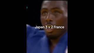 Japan vs France mixed teams Olympics #judo #judolife #judoolympics