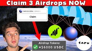 Claim 3 Airdrops NOW - COMPLETE GUIDE