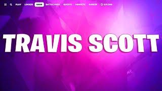 TRAVIS SCOTT News + Fortnite LEAKS! (ICON, Collab New Wave, Returning)