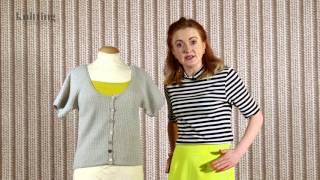 Textured Cardigan Vintage Knitting Pattern (The Knitting Network WLD037)