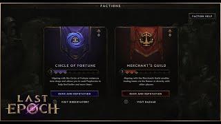 Trade & Item Factions for Last Epoch - Developer Overview