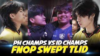 FINALLY! PH Champs vs ID Champs MET Before M6 and FNOP SWEPT TLID!