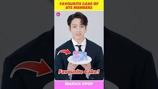 Favourite Cake Flavour of BTS Members | BTS Favourite Cake  #bts #shorts