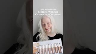 Trying the lightest shade of the new Morphe Wakeup Concealer + Corrector #shorts