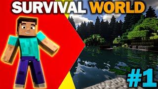 MINECRAFT SURVIVAL WORLD  EP 1 !! || TECHGO LIVE ||