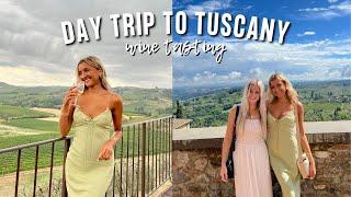 TUSCANY, ITALY WINE TOUR VLOG || 10+ glasses of wine, stunning views & San Gimignano (from Florence)