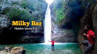 Milkybar waterfall | Hidden Gem of Sahyadri |  दुधासारखा पांढराशुभ्र वाहणाऱ्या पाण्याचा धबधबा |