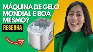 MÁQUINA de Gelo MONDIAL é Boa Vale a Pena   Máquina de Gelo Turbo Ice Premium Mondial mg-12-gi