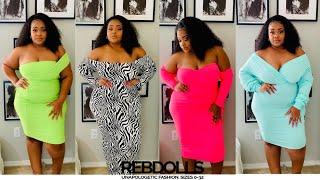 Rebdolls Spring Plus Size Try on Haul | HANNAH OLIVIA