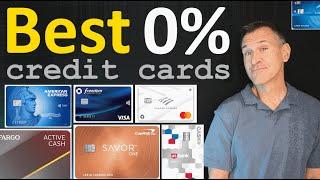 BEST 0% APR Credit Cards 2024  Zero Interest for Large Purchases or Paying Off Debt, etc.