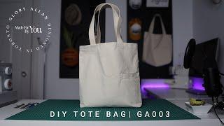 How to Sew Tote Bag for Beginners | GA003