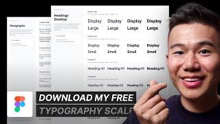 Perfect Typography Scale for UI Design (Exact Blueprint) | Figma Tutorial