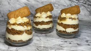 أسهل طريقة لعمل حلى اللوتس البارد بالبيت How to make Lotus Biscoff cups