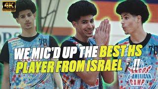 Mic'd up with 6-8 2025 Shon Abaev!! | All access with the best hooper from Israel in HS right now 