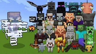 Breeze vs Every Mob (Java Edition) - Minecraft 1.21 Mob Battle - Breeze vs All Mobs