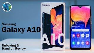 Samsung Galaxy A10 Unboxing and Hand on Review