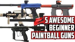 5 Awesome Beginner Paintball Guns - 4K