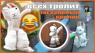 ТРОЛЛЮ ИГРОКОВ ММ2 ПАСХАЛЬНЫМ КРОЛИКОМ! *я в шоке*