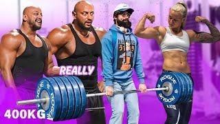 Anatoly’s Crazy Gym Prank: Can a Bodybuilder Handle a 400 Kg Deadlift? 