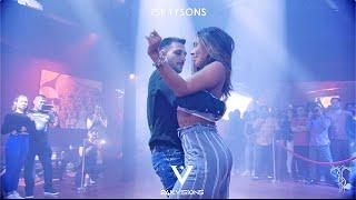 TRUJI & LINDA SAENZ Bachata Demo At TSR TYSONS