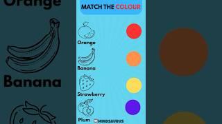 Match the colours ️️ | Mindsaurus #shortsvideo #shorts #trending