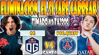 OG VS PSG.QUEST BO3[GAME 1]ELIMINACION-TIMADO, WISPER, CEB, BZM VS TA2000-RIYADH MASTERS 2024 - DOTA