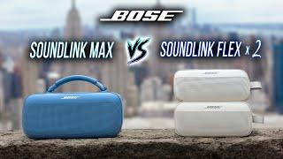 Bose Soundlink Max VS TWO Soundlink Flex (Stereo Pair)