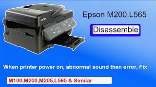 Epson M200 Service -L565,M205 etc. | Fatal Error Fix |-BLACK Tech BD