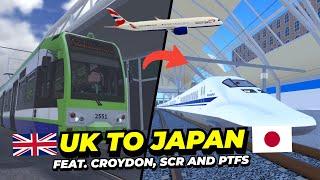 I travelled from the UK to JAPAN in Roblox!