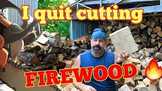 I Quit Cutting Firewood! - New Way