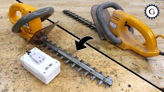 Cord 100V to Cordless 20v Hedge Trimmer Conversion | RYOBE HT-3010