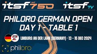 ITSF 750 Philoro German Open 2024 TABLE 1 - DAY 1