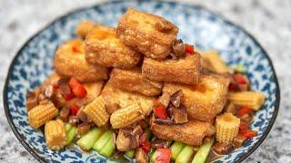 How to cook home made egg tofu 自制黄金蛋豆腐 EP15